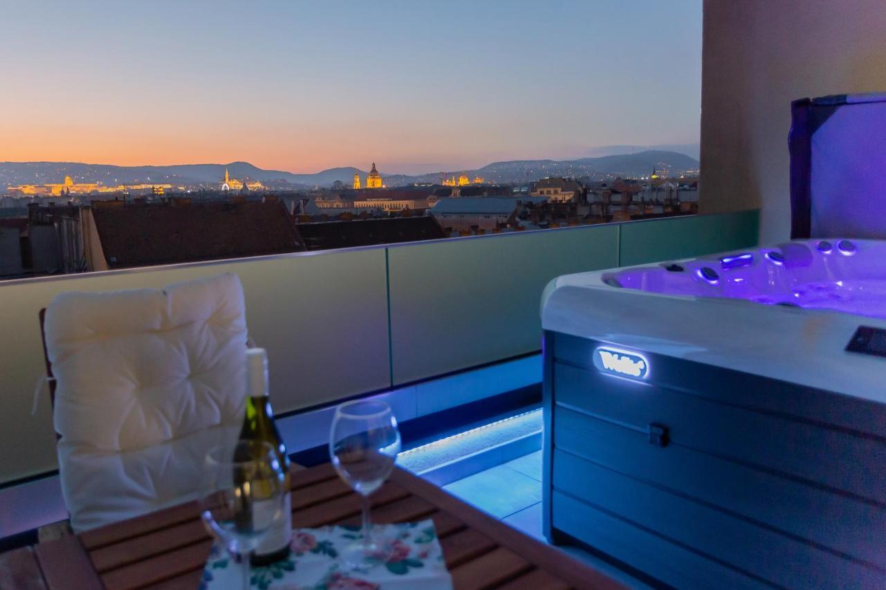 Apartamento Centropolitan Penthouse #Jacuzzi #Freeparking Budapest Exterior foto