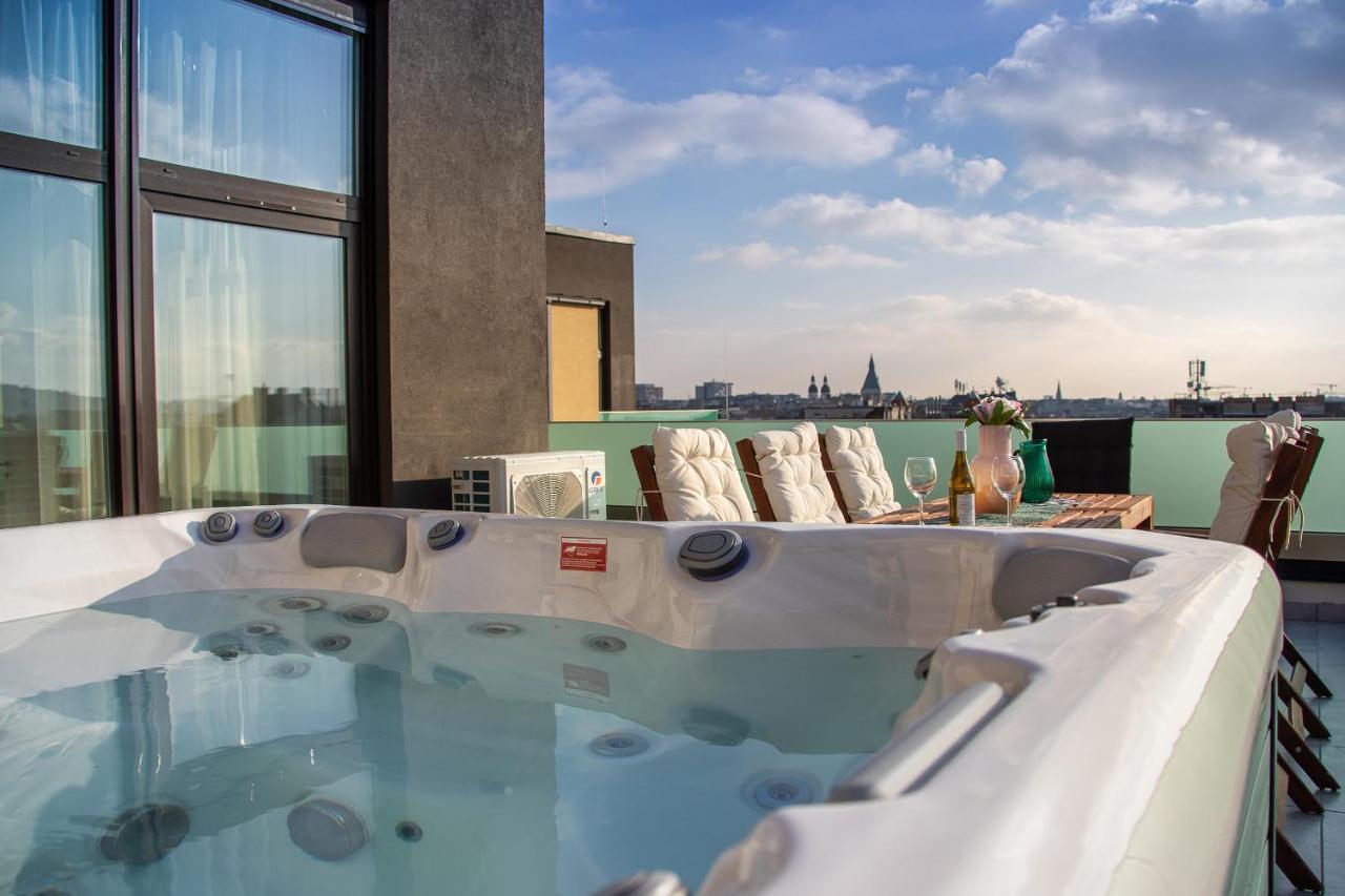 Apartamento Centropolitan Penthouse #Jacuzzi #Freeparking Budapest Exterior foto